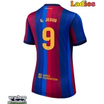 Barcelona Gabriel Jesus #9 Replica Home Shirt Ladies 2026-27 Short Sleeve